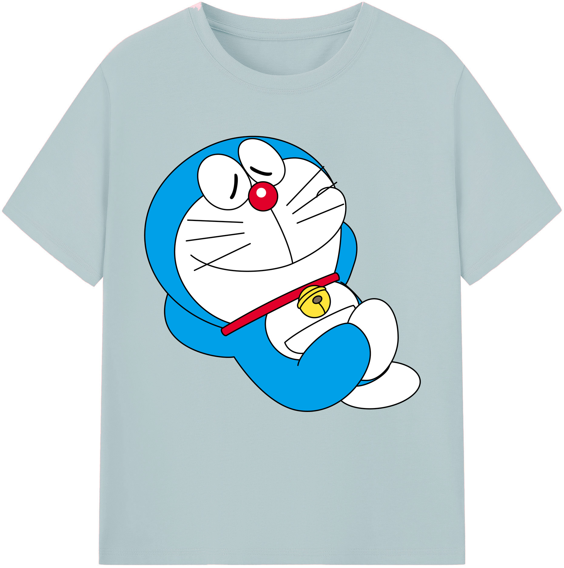 （画像用） ドラえもん Doraemon 綿100％半袖Tシャツ（フロントプリント）